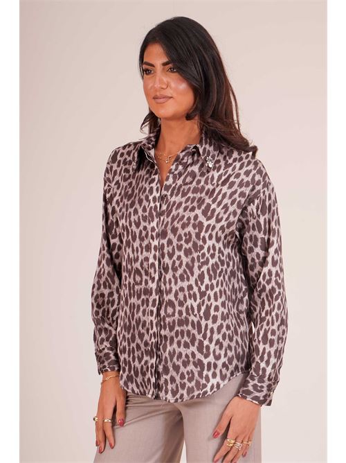 Camicia in raso Dairesy | D0987CASHA MORO